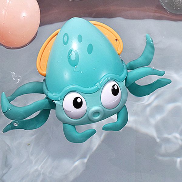 

children clockwork toy baby bathing bath toys rope pulled crawling crab on land and water boys girls gifts