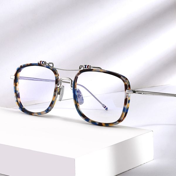 

viper glasses tbs816 double beam frame white hawksbill net red can be equipped with several height men's and women's myopia specta, White;black