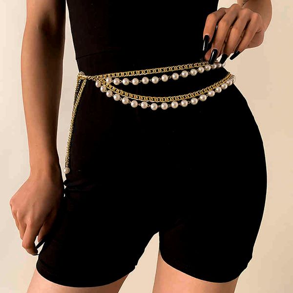 

women fringe silver pearl belt female vintage dress pattern waist chain belts ladies designer woman long dresses chains 2021