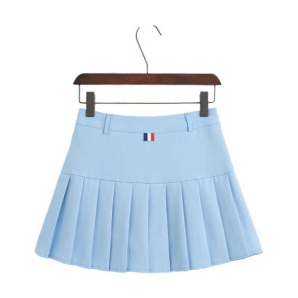 

merry pretty women skirt high waist ball pleated s womens solid a-line sailor plus size japanese school uniform 210526, Black