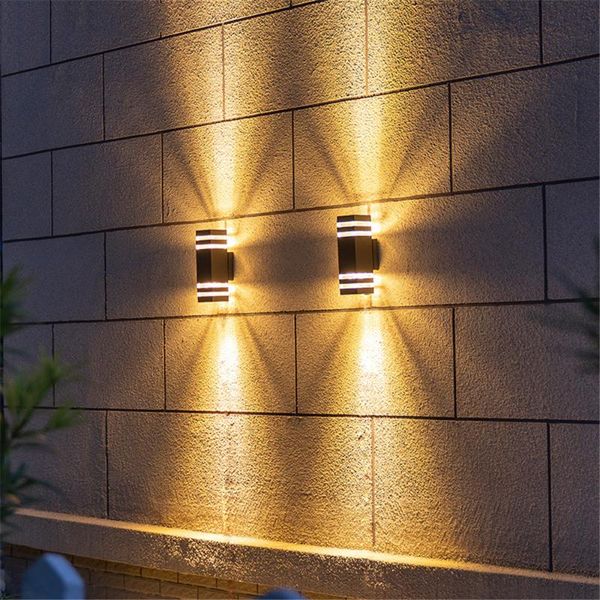

outdoor wall lamps modern simple 6w 12w led waterproof lamp indoor light porch garden lights aluminum g10