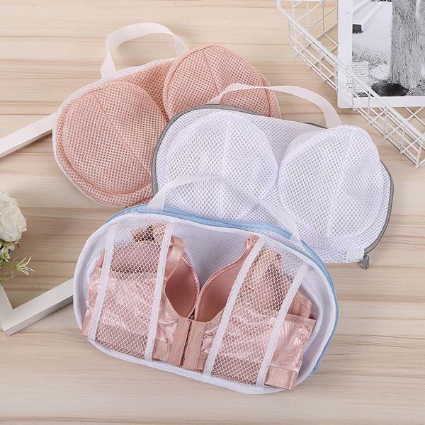

laundry bags 1pcs fine mesh bra underwear special bag anti deformation polyester travel organizer wash protector for household