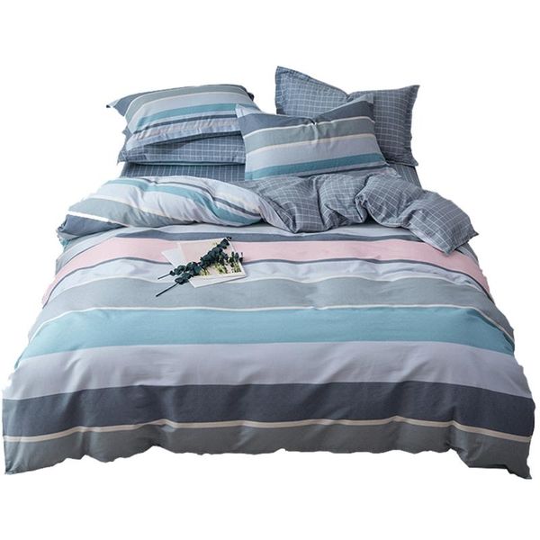 

bedding sets washed cotton set summer soft fashion simple comforter cover juegos de cama home products di50ct