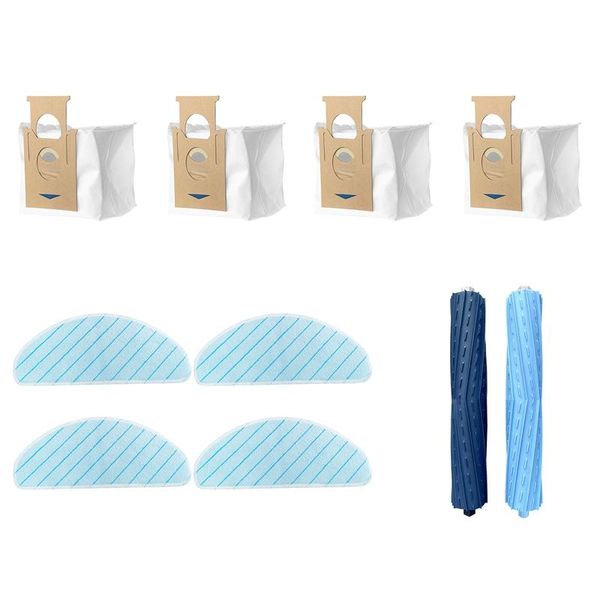 

vacuum cleaners -rubber roller brush for ecovacs t9 power max aivi cleaner main dust bag accessories