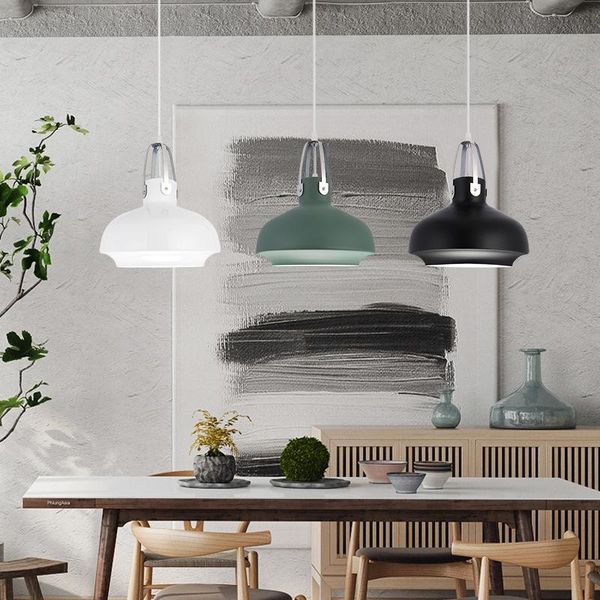 

pendant lamps nordic luminaire suspendu lighting light lamp kitchen fixtures bedroom hanging dining room