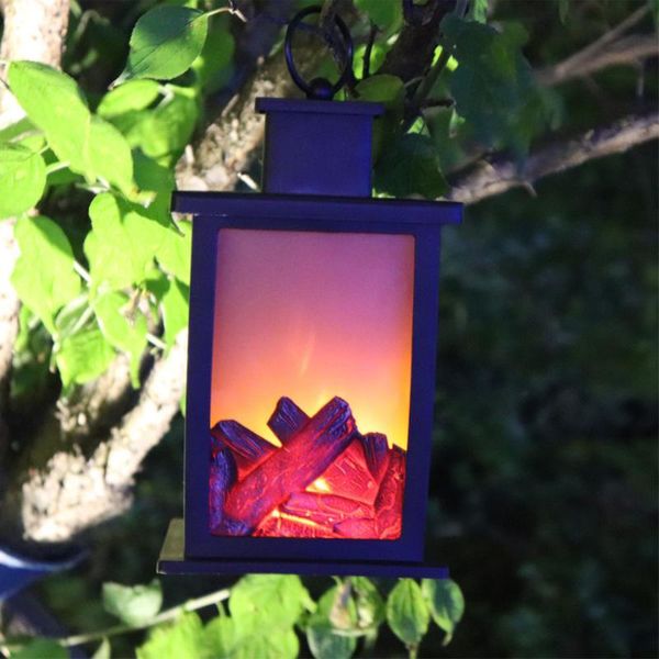 

high 1 pcs fireplace led burning effect lantern light lamp durable for garden lawn bedroom lg66 lamps