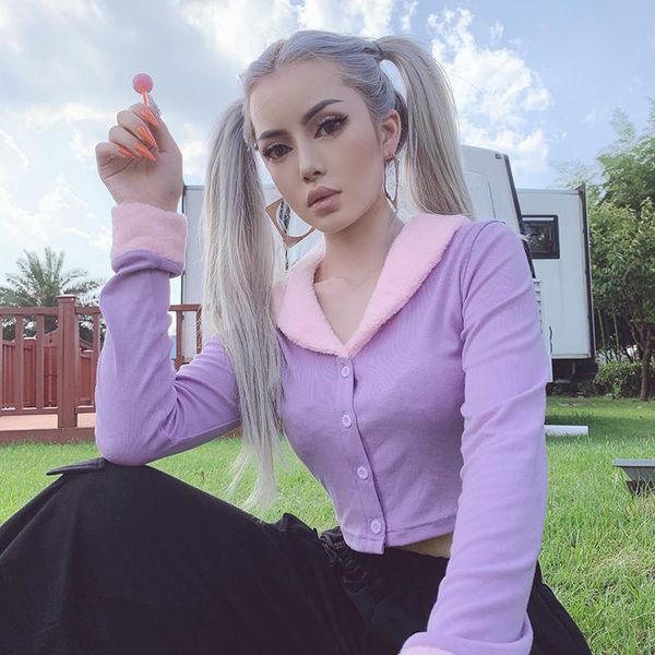 

women's jackets women knitted cardigan label neck single breasted autumn slim solid color long sleeve knitwear coat for, Black;brown