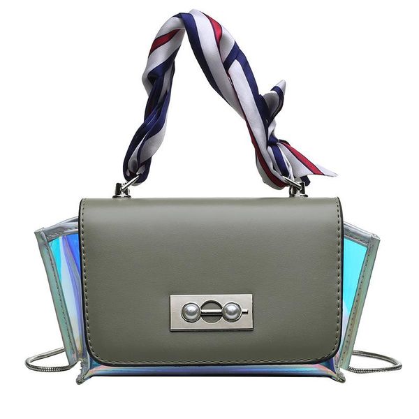 

evening bags brand designer personality design bow ladies handbag 2021 transparent jelly bag korean fashion one-shoulder messenger