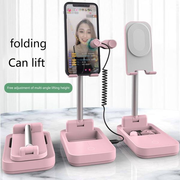

cell phone mounts & holders bracket multi-functional live broadcast like artifact deskholder mobile power stand universal