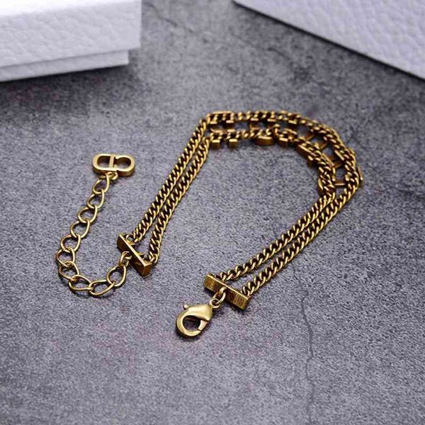 

70% off outlet online family letter clavicle chain women's fashion necklace bracelet net red, Black