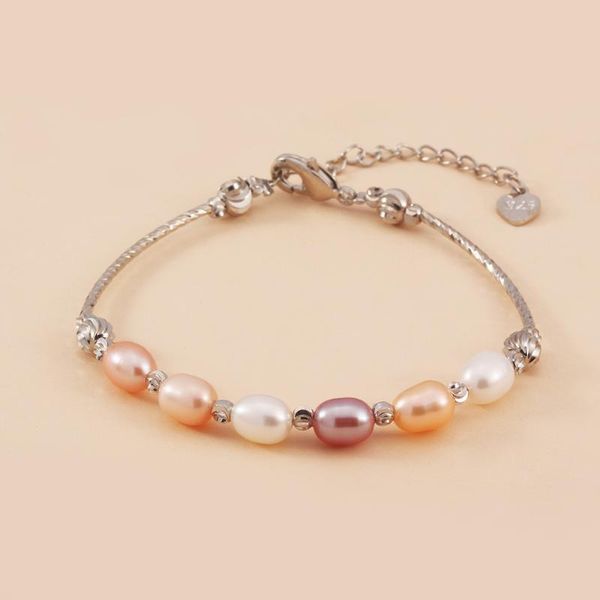 

beaded, strands women bracelet pearl natural three color winding style beaded surprise gift for girlfriend, Black