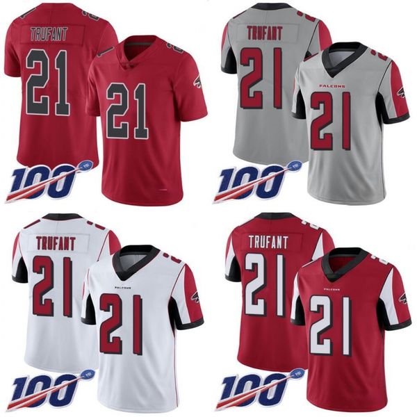 

atlantafalconsmen #21 desmond trufant women youth 100th vapor limited jersey, Black