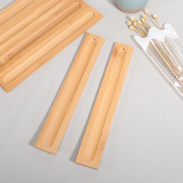 

6pcs bamboo incense sticks holder burner ash catcher fragrance accessories lamps