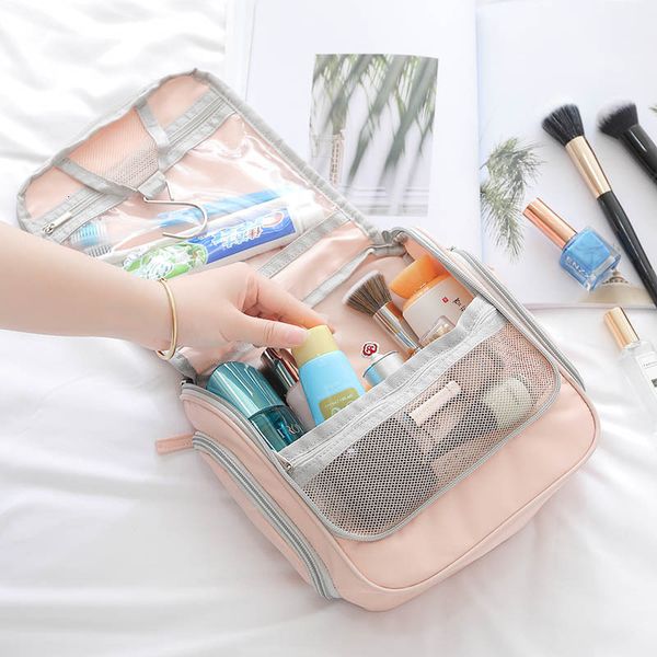 

hook wash large capacity portable waterproof make-up travel small storage bag