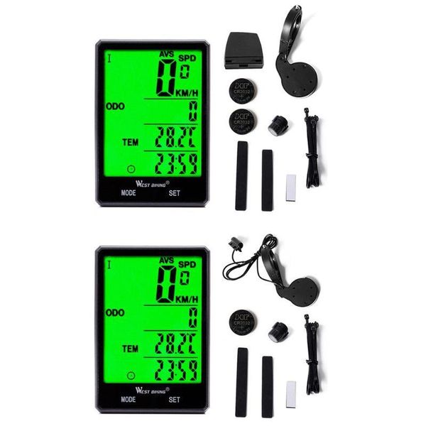 

bike computers west biking bicycle computer rainproof wireless wired speedometer odometer