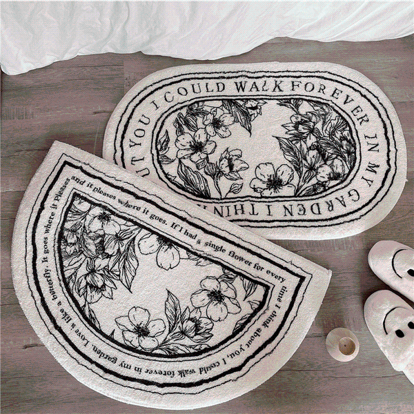 

bath mats non-slip mat ins style doormat absorbent carpets entrance in the bathroom balcony porch floor area rug