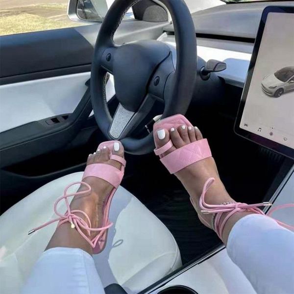 

slippers elegant womens sandals toe summer korean retro square heel students roman shoes green outdoor clip beach sandalies, Black