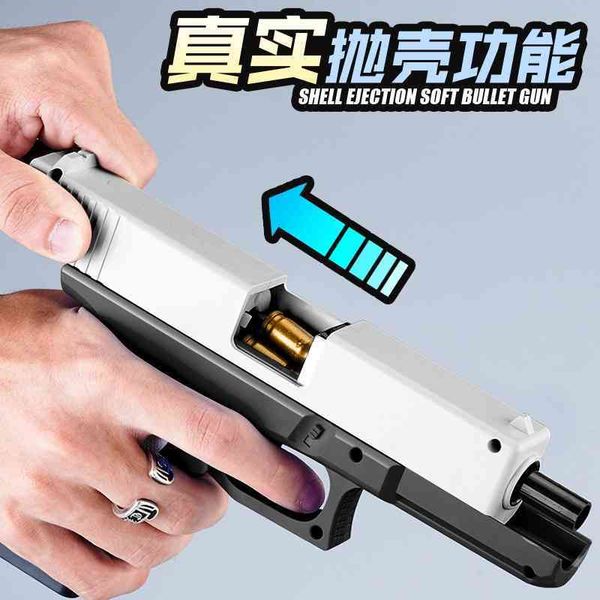 

glock tiktok, gun with soft shell, boy plying bomb, eting a chicken equipment.