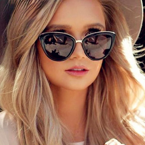 

sunglasses 2021 oversized women retro glasses for feminino, White;black