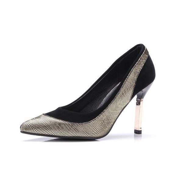 

dress shoes 25-62 plus size high heels women pumps heel quality thin spring autumn, Black