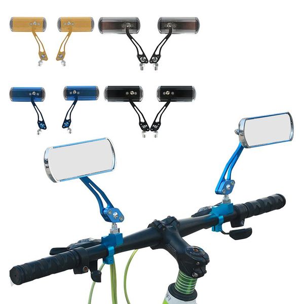 

bike groupsets 2 pcs bicycle mirrors 360 rotate mountain road rearview mirror safe rear