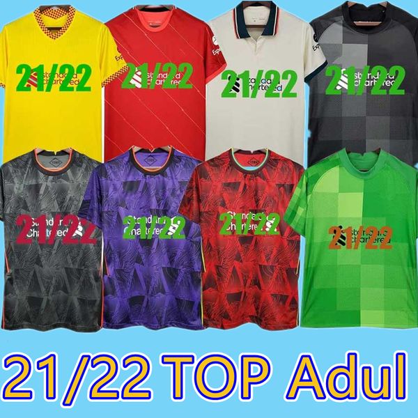 

soccer jersey lvp football shirt a.becker #1 maillot de foot m.salah #11 men's kids kits #9 uniforms milner #7, Black;yellow