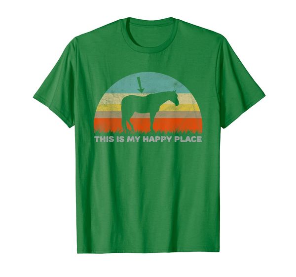 

This Is My Happy Place Horseback Riding T-Shirt, Mainly pictures