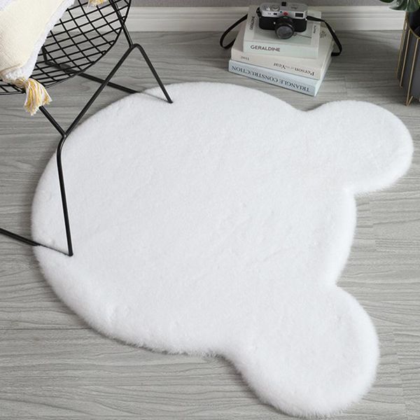 

carpets anti-slip furry carpet for living room soft lounge rug bear head shape children's floor mat table nordic home decoration bedroo