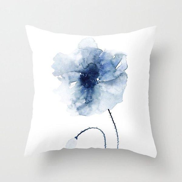 

yaapeet 1pc dot printed cushion decorative polyester floral pattern covepretty pastoral rthrow pillow case for sofa cushion/decorative
