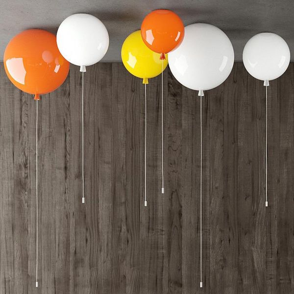 

ceiling lights modern balloon children's room color chandelier kids creative bedroom home lighting fixture
