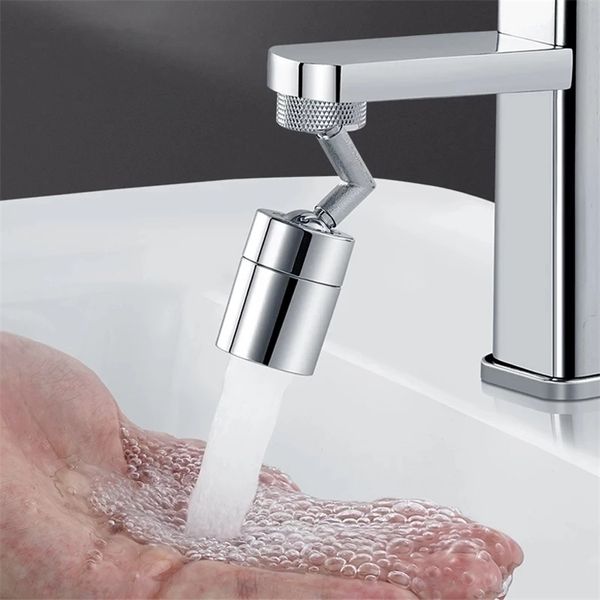 YEFUI 720 Adattatore universale girevole per filtro antispruzzo per rubinetto per lavabo, adattatore per rubinetto da cucina, bagno, testa di spruzzo 211108