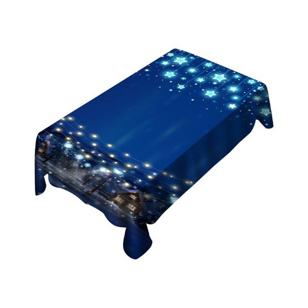 

dining kitchen living room desk 3d pattern cover waterproof anti dust picnic table cloth polyester multi functional home decor