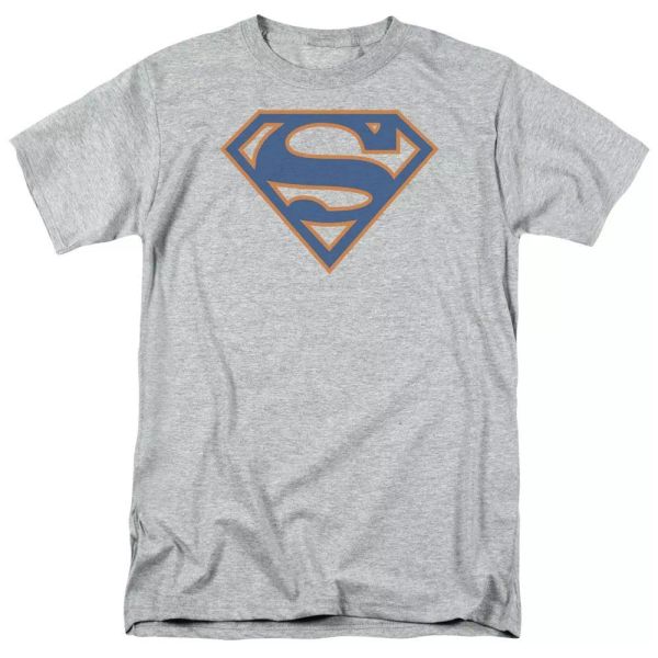 

Superman Blue & Orange Shield T-Shirt DC Comics Sizes S-3X NEW, White;black
