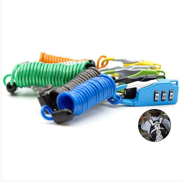 

bike locks 1pc mini lock spring disc security portable anti-theft bicycle code 3 digits password protective l