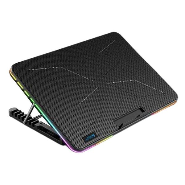 

keyboard covers 2021 rgb gaming lapholder portable silent fan cooler six cooling bracket two usb port adjustable notebook cool stand