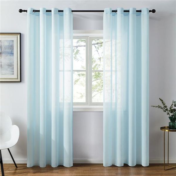 

summer curtains for living room bedroom chiffon tulle window treatment kitchen european and american style curtain & drapes