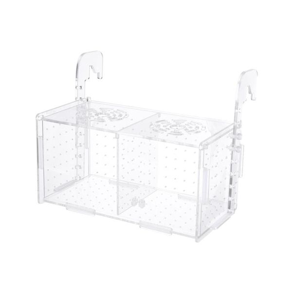 

transparent fish tank breeding isolation box aquarium incubator hatching boxes multifunctional acrylic holder(hook pat aquariums