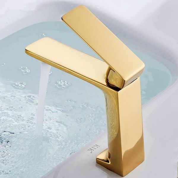 

basin faucet gold bathroom mixer tap brass black and cold sink faucets