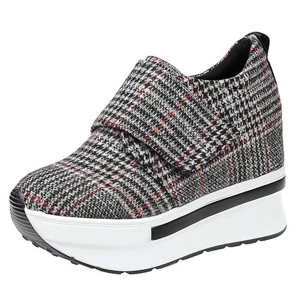 

dress shoes platform women's boots woman from three bakers gingham slip on ankle mode flats no 405 dit6, Black