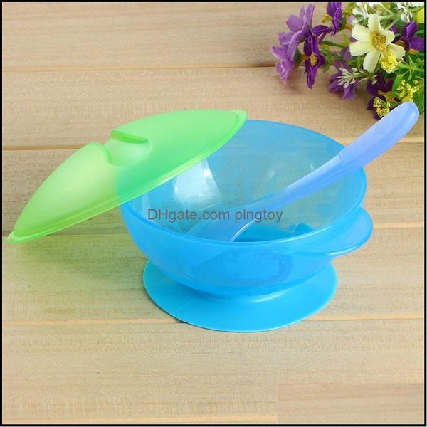 Xícaras, utensílios de utensílios, crianças Maternidade Baby com temperatura Spot Spotle Baby Alimentação Bowls PRAIXOS Infantil Treinamento infantil Dinn