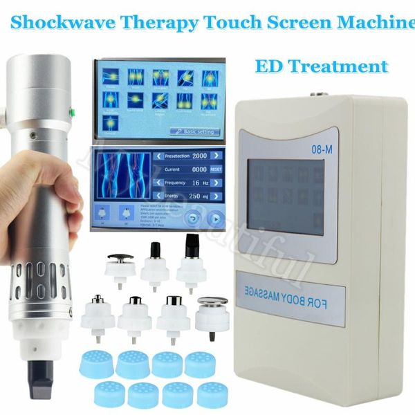 

electric massagers wave equipment shockwave therapy machine for ed treatment and tibial stress syndrome touch screen 2021 est massager