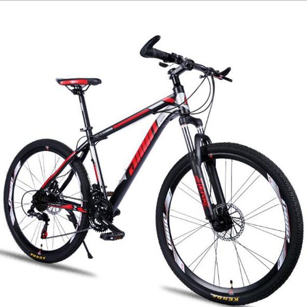 

handsome mountain bike 26 inch damping disc brake speed change double steel frame bicycle bikes