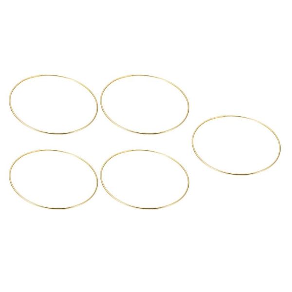 Objetos decorativos Figuras 1 Conjunto 5pcs Anéis de ferro Dream Catcher Circles Acessórios