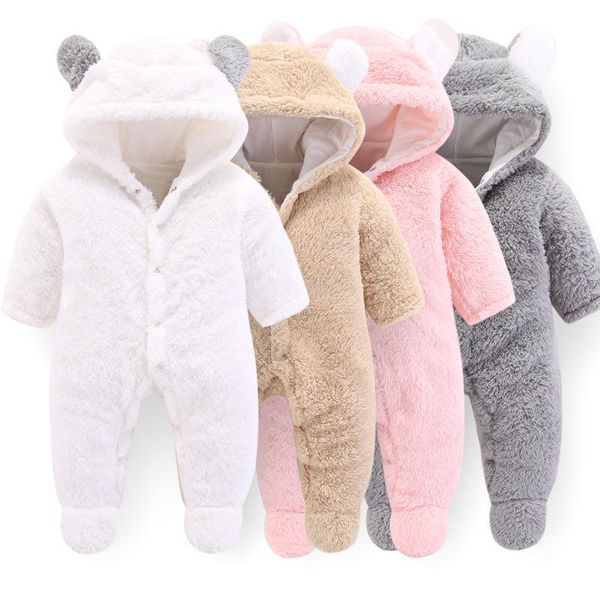 

jumpsuits baby boys clothes winter hoodie born romper wool overalls kids costume for jumpsuit 0 3 9 month, Blue