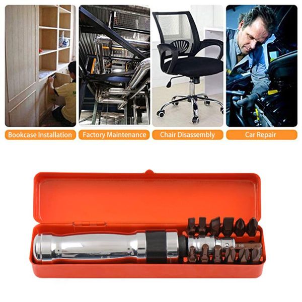 

professional hand tool sets 12/13pcs woodworking impact screwdriver set screw chisel one/cross/hex bit bolt removal with buckle ring storage
