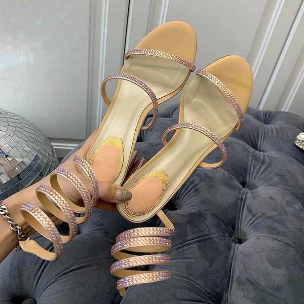 

quality heels designer sandals superior women shoes imported silk ankle strap shoe genuine leather sole gladiator womens chunky high heel di, Black