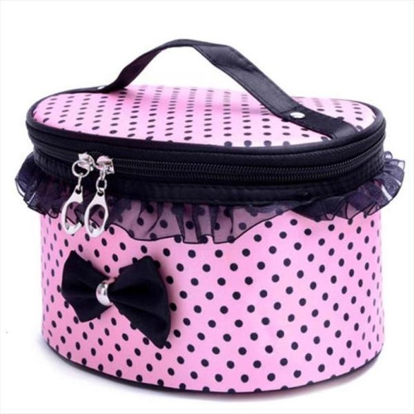 

women polyester multifunction make cosmetic bags up organizer travel handbag bolso female portable