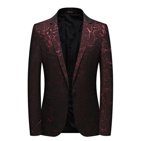 

spring casual trend small suit slim coat handsome men's wear, White;black