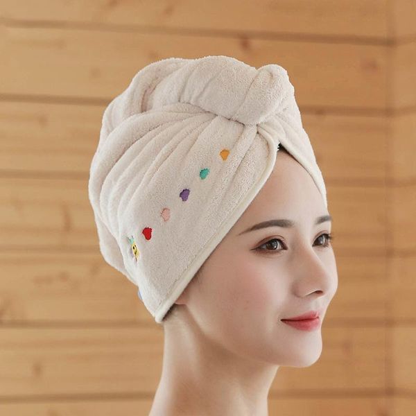 

towel hair drying cap women's super absorbent quick-drying thicken shampoo pack turban wipe artifact