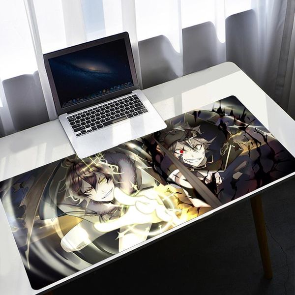 

mouse pads & wrist rests black clover large gaming pad big extended computer mat game mousepad gamer office desk keyboard mause